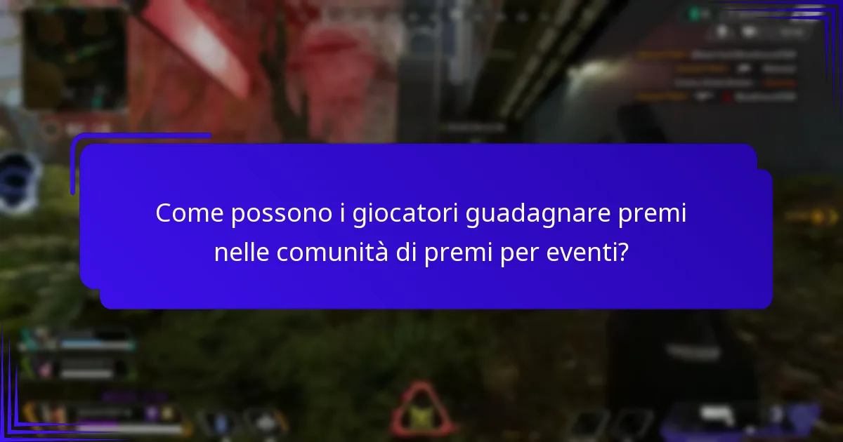 Quali tipi di eventi sociali vengono organizzati nelle comunità di premi per eventi?