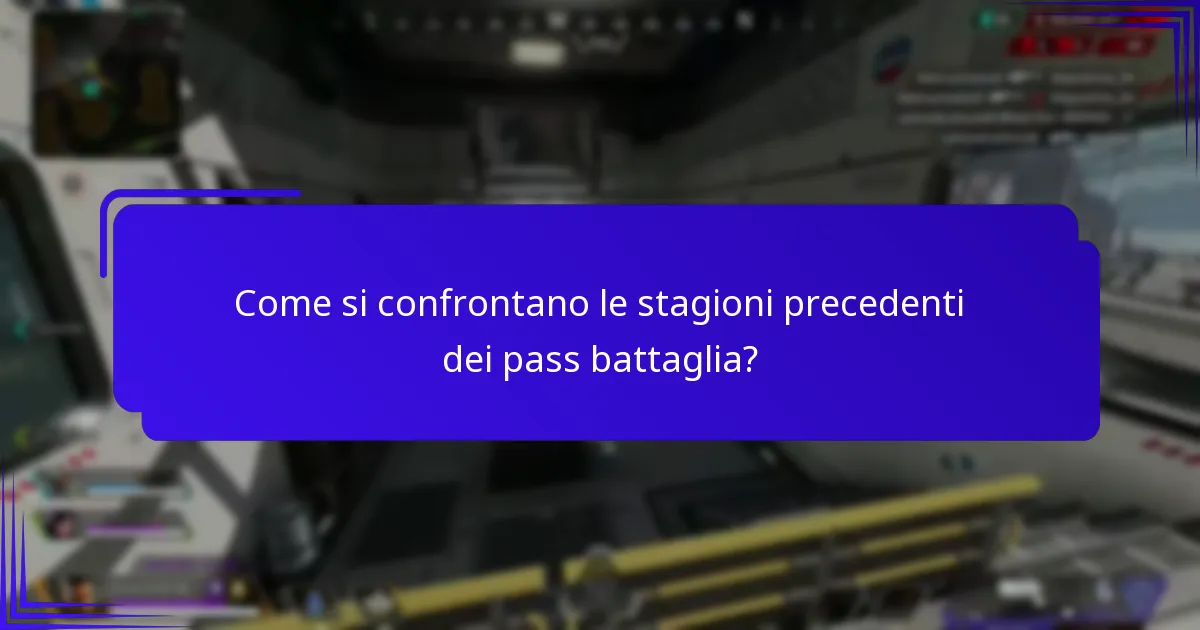 Come si confrontano le stagioni precedenti dei pass battaglia?