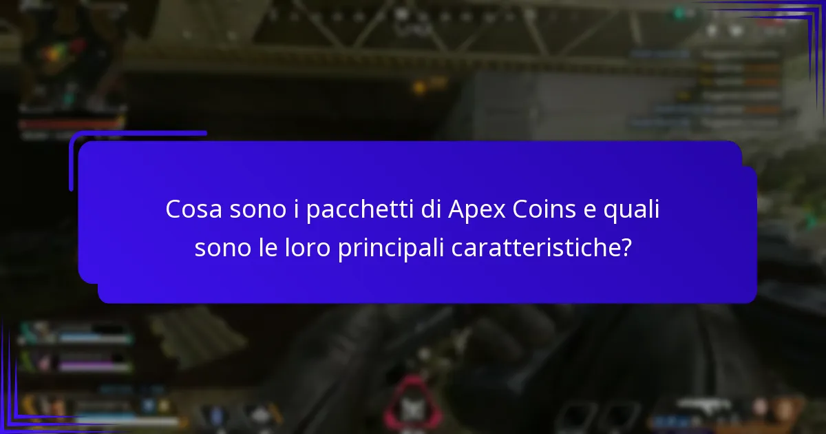 Quali oggetti esclusivi sono disponibili nei pacchetti di Apex Coins?