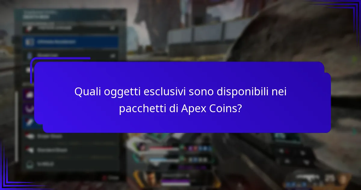 Quali sono le opzioni di prezzo per i pacchetti di Apex Coins?