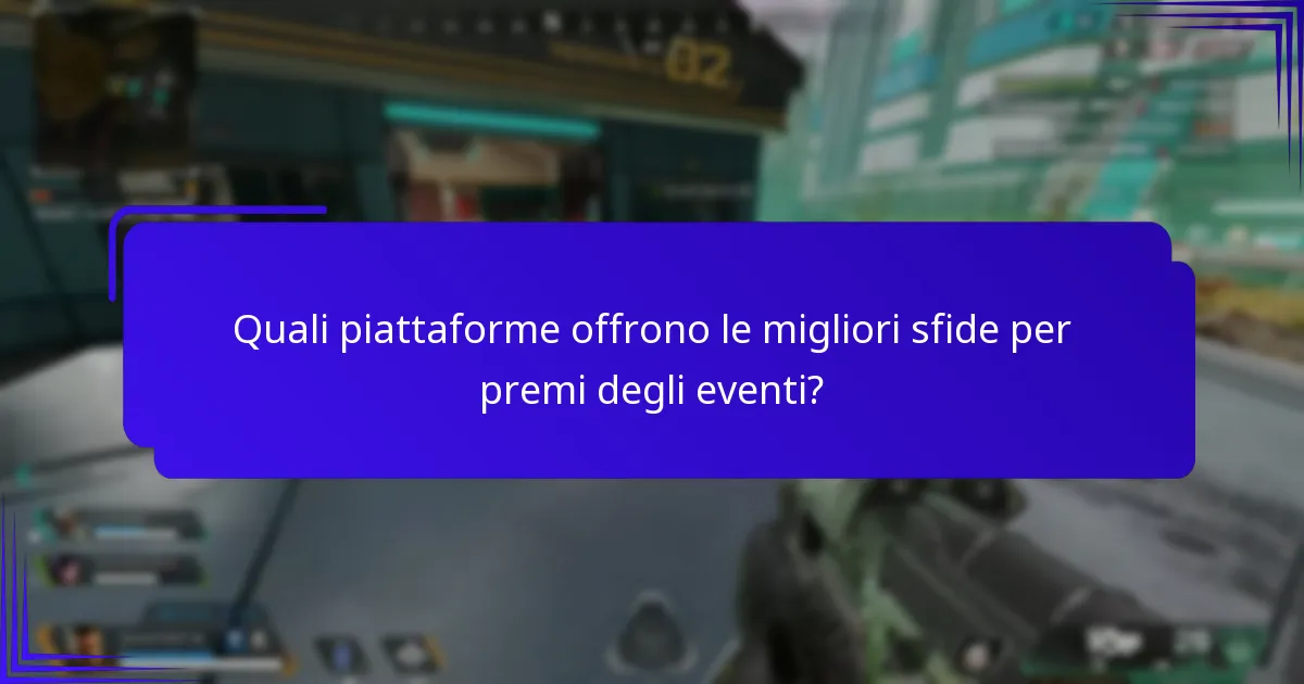 Quali piattaforme offrono le migliori sfide per premi degli eventi?
