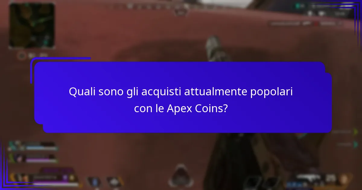Quali sono le preferenze della comunità riguardo all’uso delle Apex Coins?